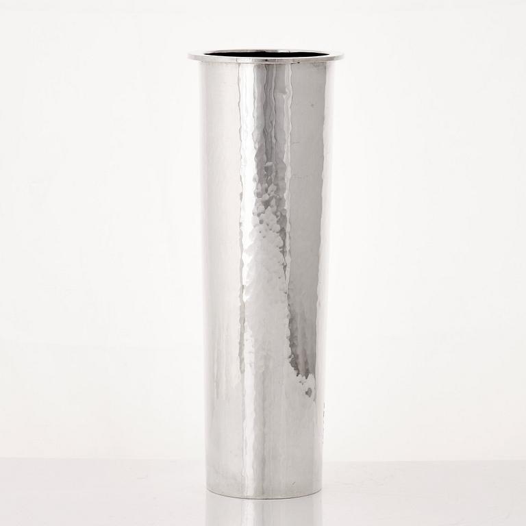 Bo Klevert, a sterling silver vase, Stockholm 1994.