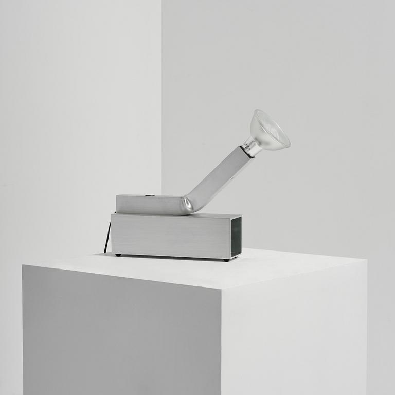 David Taylor, a unique table lamp, "Aluminium Table Lamp #3", Studio Mellösaverken, Sweden, 2025.