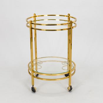 A mid 20th century serving trolley.