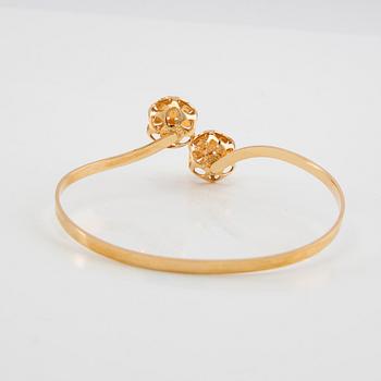Bracelet/arm ring 18K gold, Alton Falköping 1970.