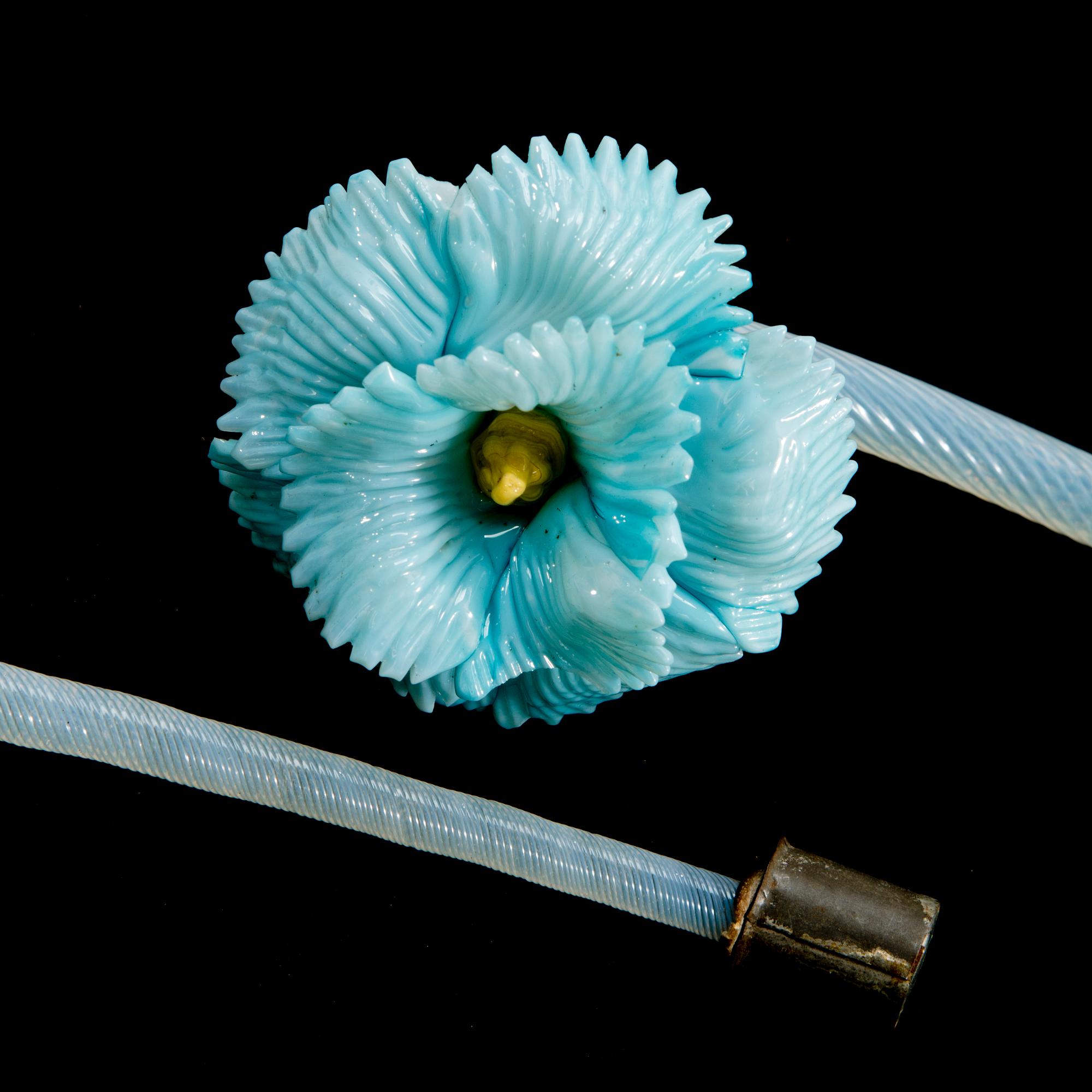 A c. 31-piece set of mid-19th Century Italian Murano chandelier glass spare parts.