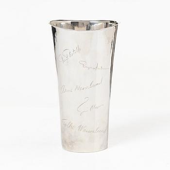 Eric Löfman, trophy, silver, MGAB, 1983.