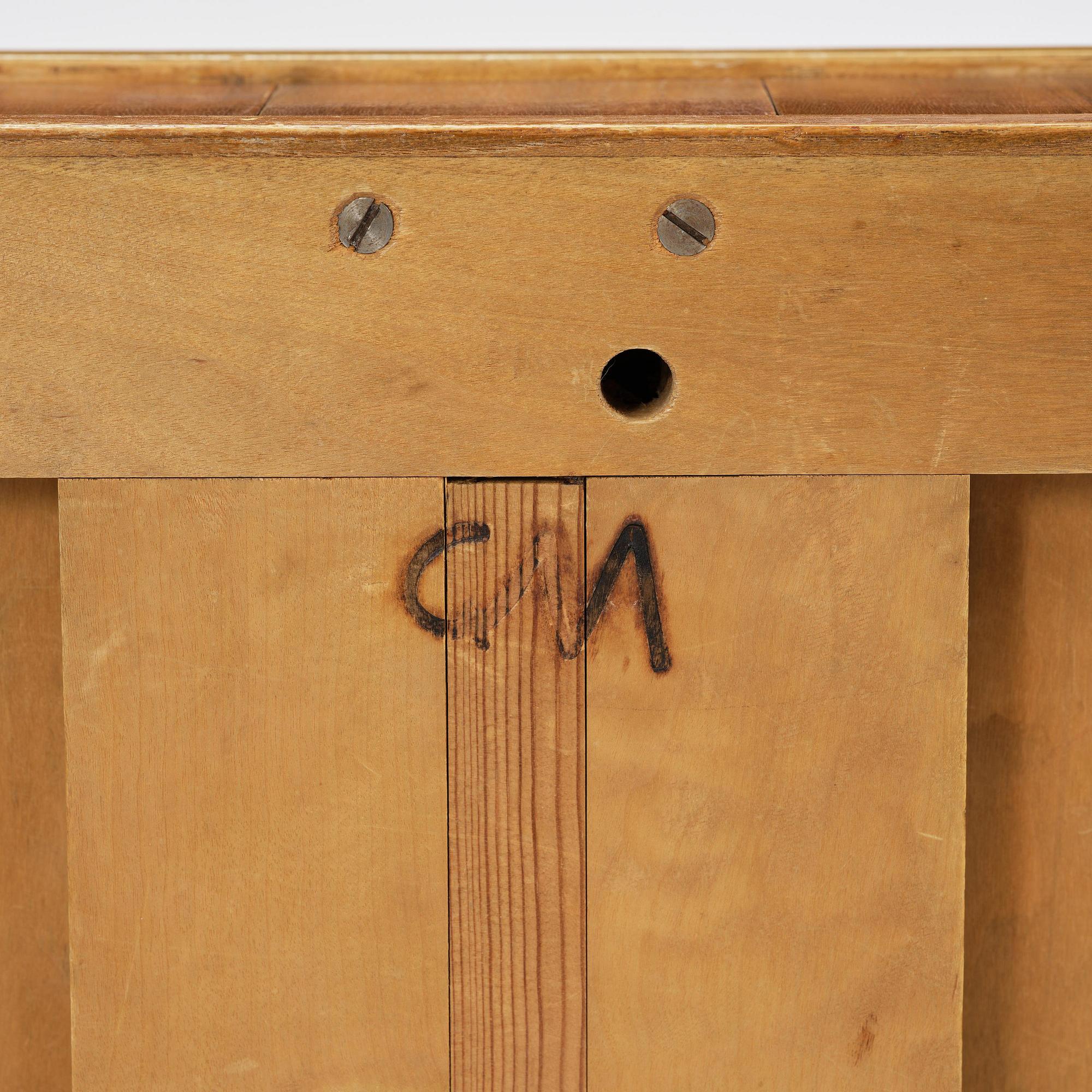 Carl Malmsten, a rare "Rosendal" desk, Nordiska Kompaniet, 1931.