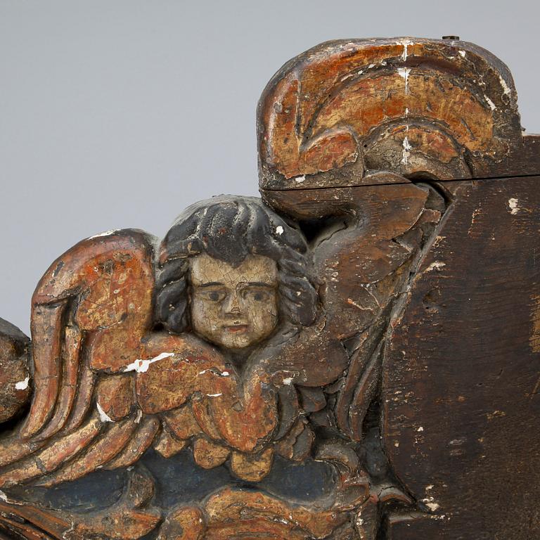 DEKORELEMENT, ett par, barock, 1700-tal.