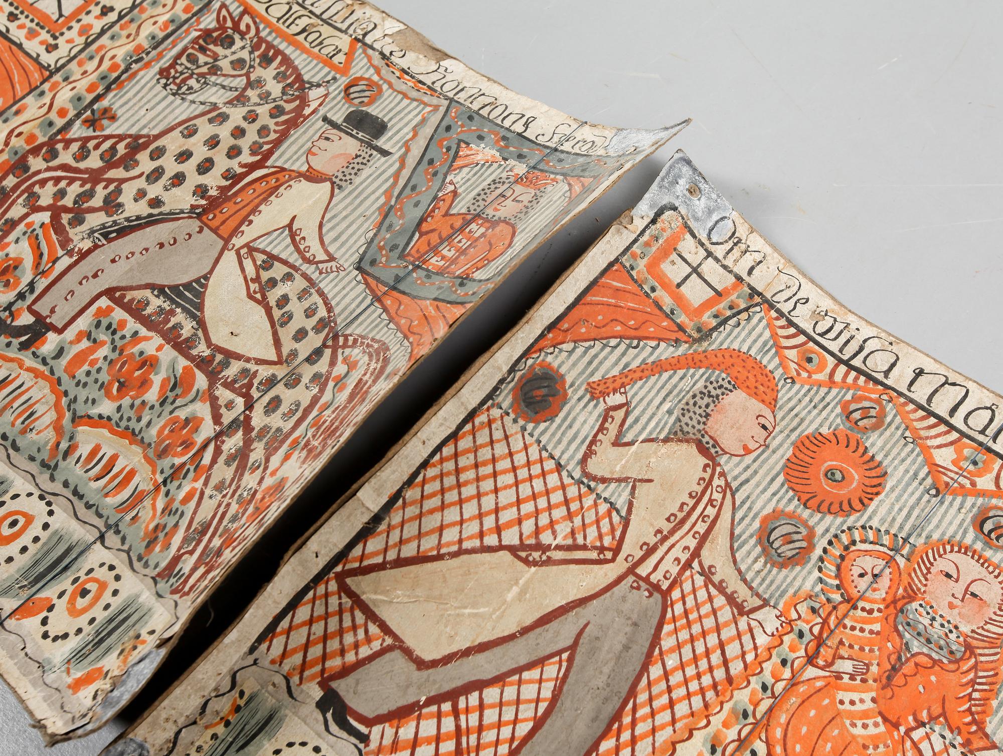 BONADSMÅLNING, allmoge, troligen 1800-talets första hälft.