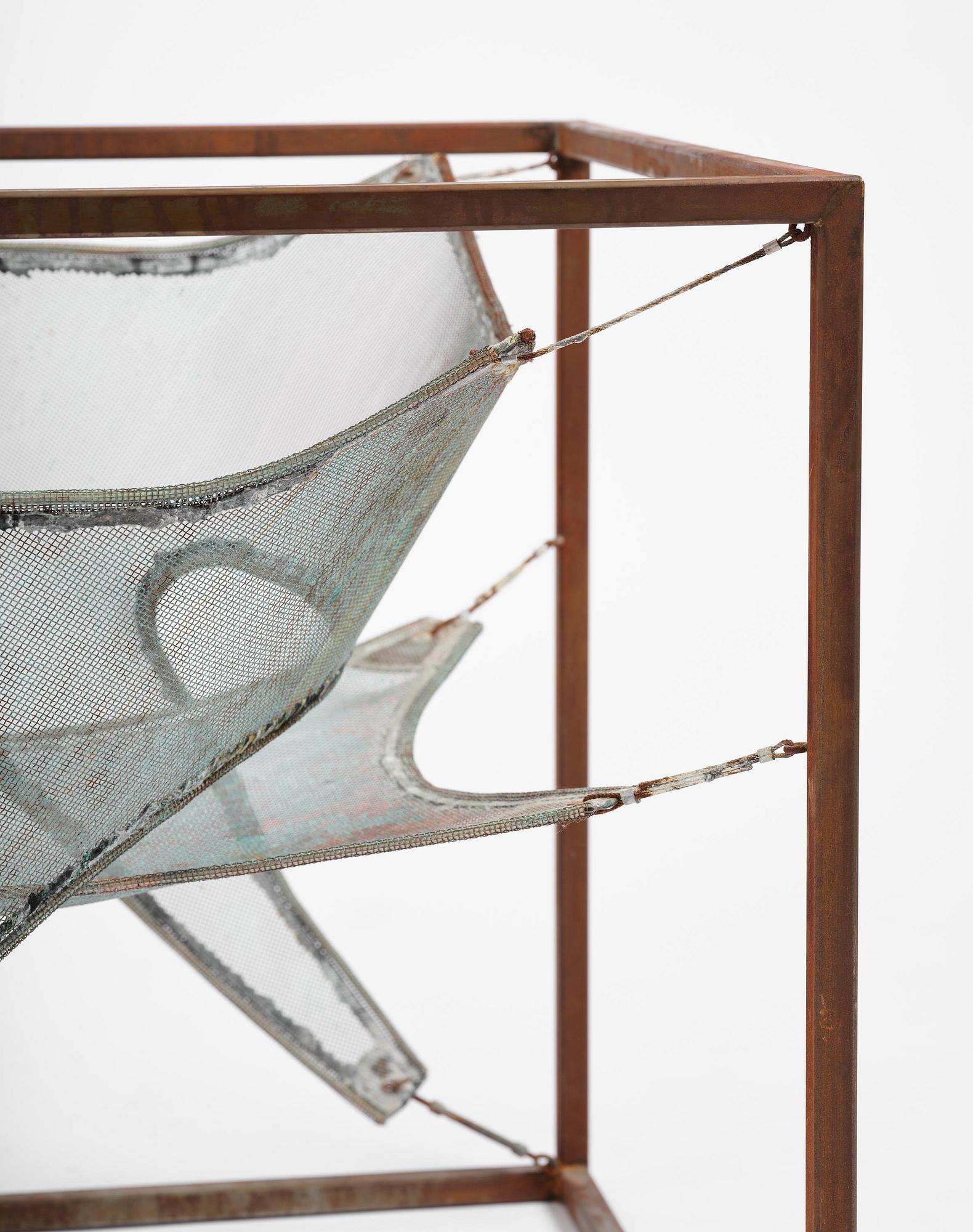 Sigurdur Gustafsson, a "Wind" easy chair/sculpture, ed. HC 4/5, Källemo, Värnamo, post 2003.