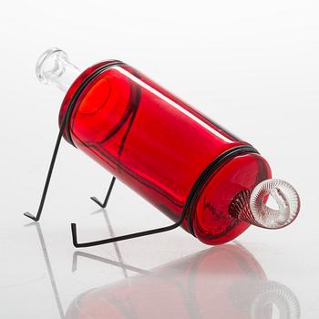 Markku Salo, glass sculpture, year dog, signed Markku Salo, Nuutajärvi 2014, numbered 89/100.