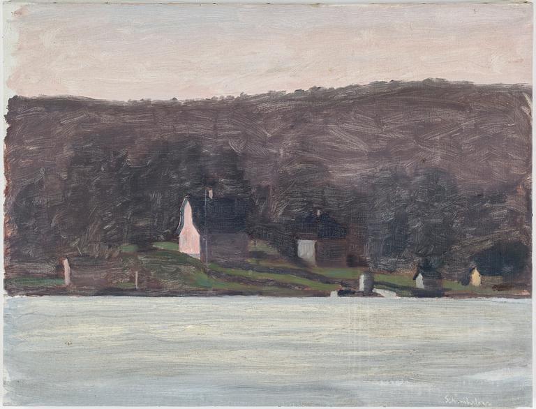 BERTRAM SCHMITERLÖW, oil on canvas, signed.