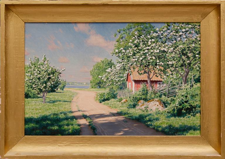 JOHAN KROUTHÉN, olja på duk, signerad och daterad 1923.