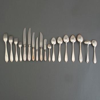 A 188 piece set of silver cutlery,'Vasa', GAB, Stockholm, mid 20th century.