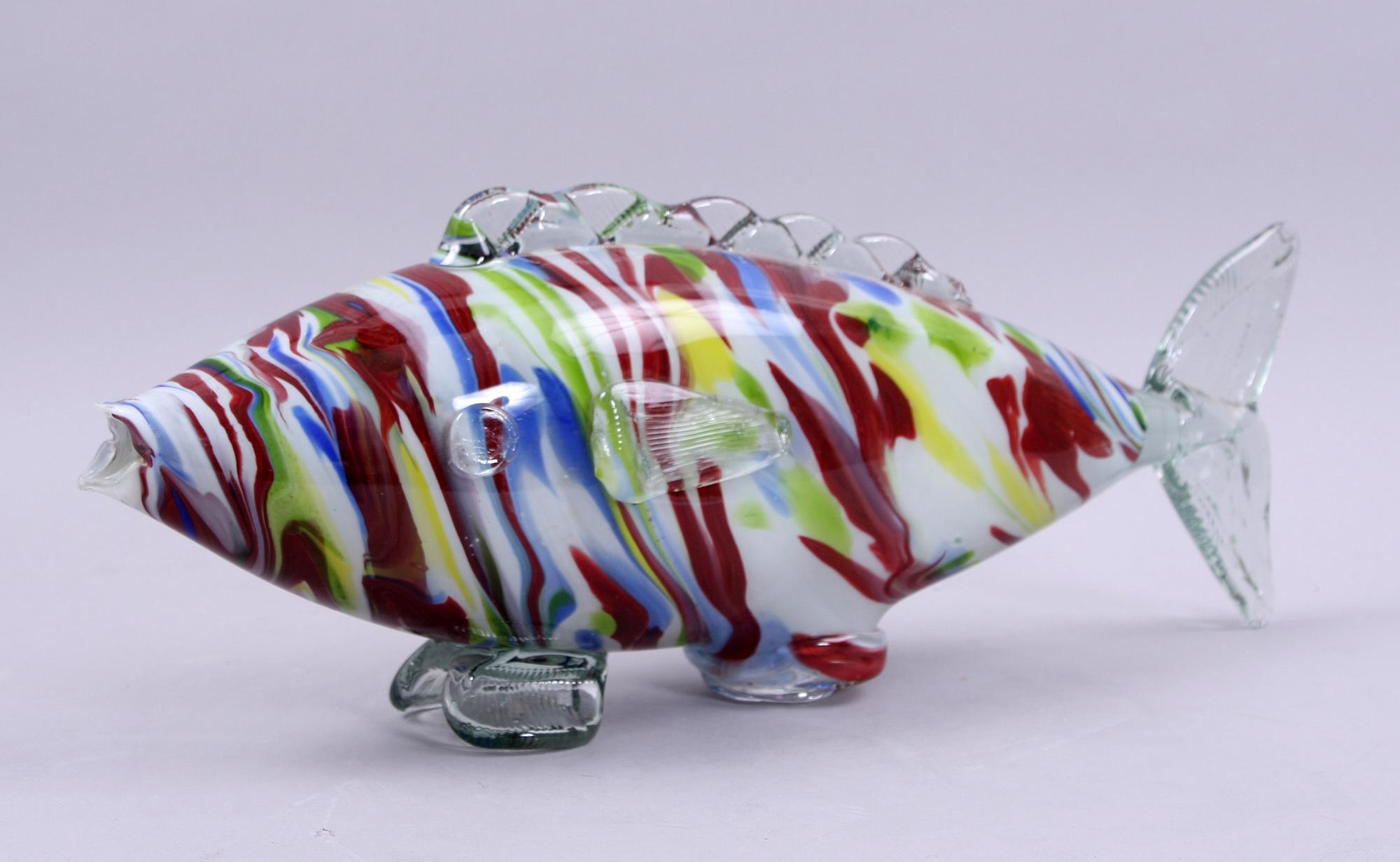 FISKAR, 4 st, glas.