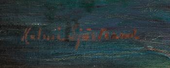 oil on canvas, signed.