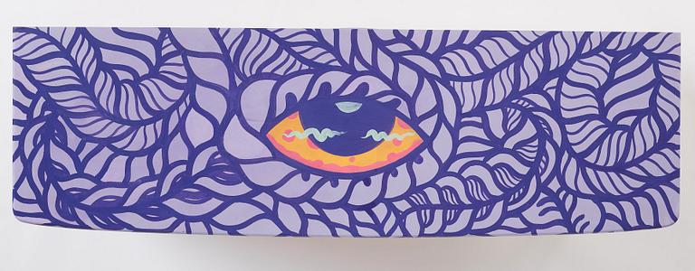 Amara Por Dios, unikt bemålat, sideboard/objekt, egen studio, 2018.