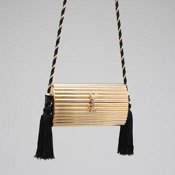 AFTONVÄSKA, "Gold Tassel Clutch", Yves Saint Laurent.