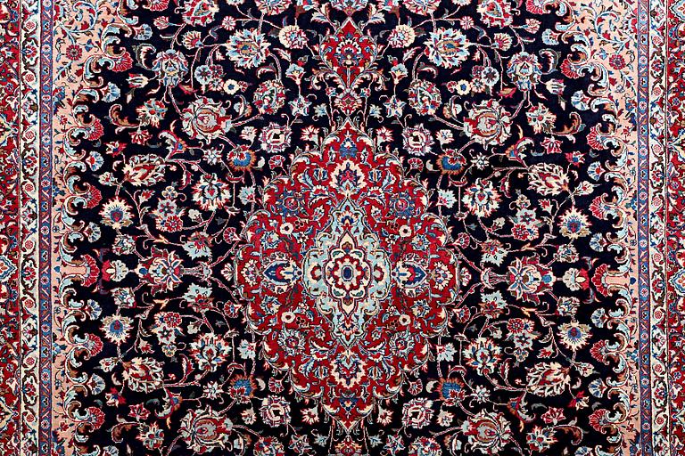 A carpet, Kashmar, ca 395 x 308 cm.