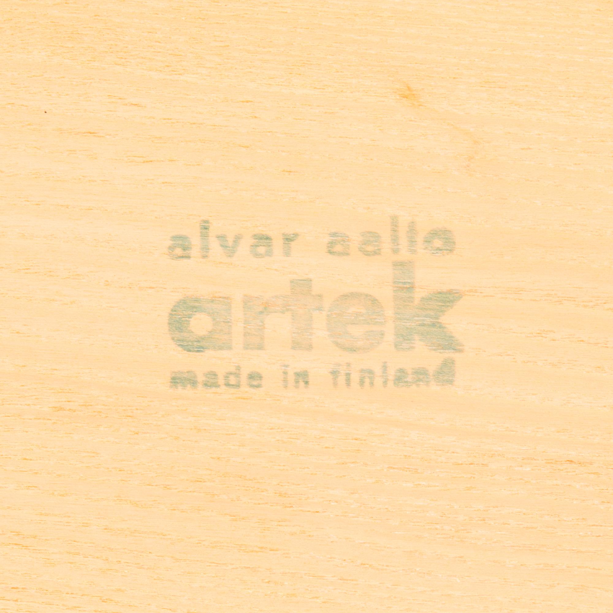 ALVAR AALTO, SARJAPÖYTÄ, malli "88":n 2 osaa, Artek, 1980-luku.