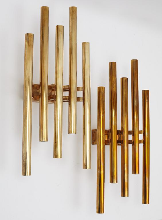 Wall lamps, a pair, Blond lighting, 21st century.