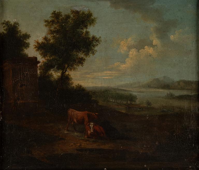 German School, circa 1800, oil on canvas, a pair.