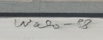 RAIMO WALO, olja på pannå, signerad och daterad -88.