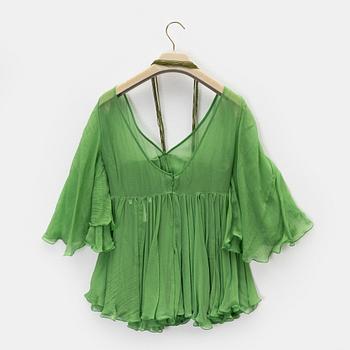 Chloé, a silk blouse, size 36.