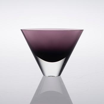 KAJ FRANCK, Maljakko, lasia, KF 234, signeerattu K. Franck Nuutajärvi Notsjö -61.