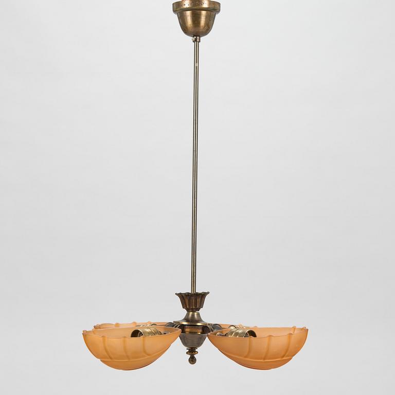 Paavo Tynell, a 1930s 'H19/1449' pendant light for Taito.