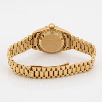 Rolex, Oyster Perpetual, Datejust, "Dégradé Diamond Dial", wristwatch, 26 mm.