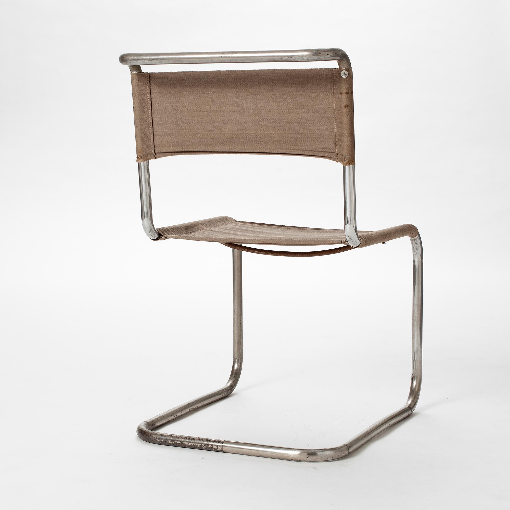 STOL, "B33", Marcel Breuer för Thonet, formgiven 1927-28.