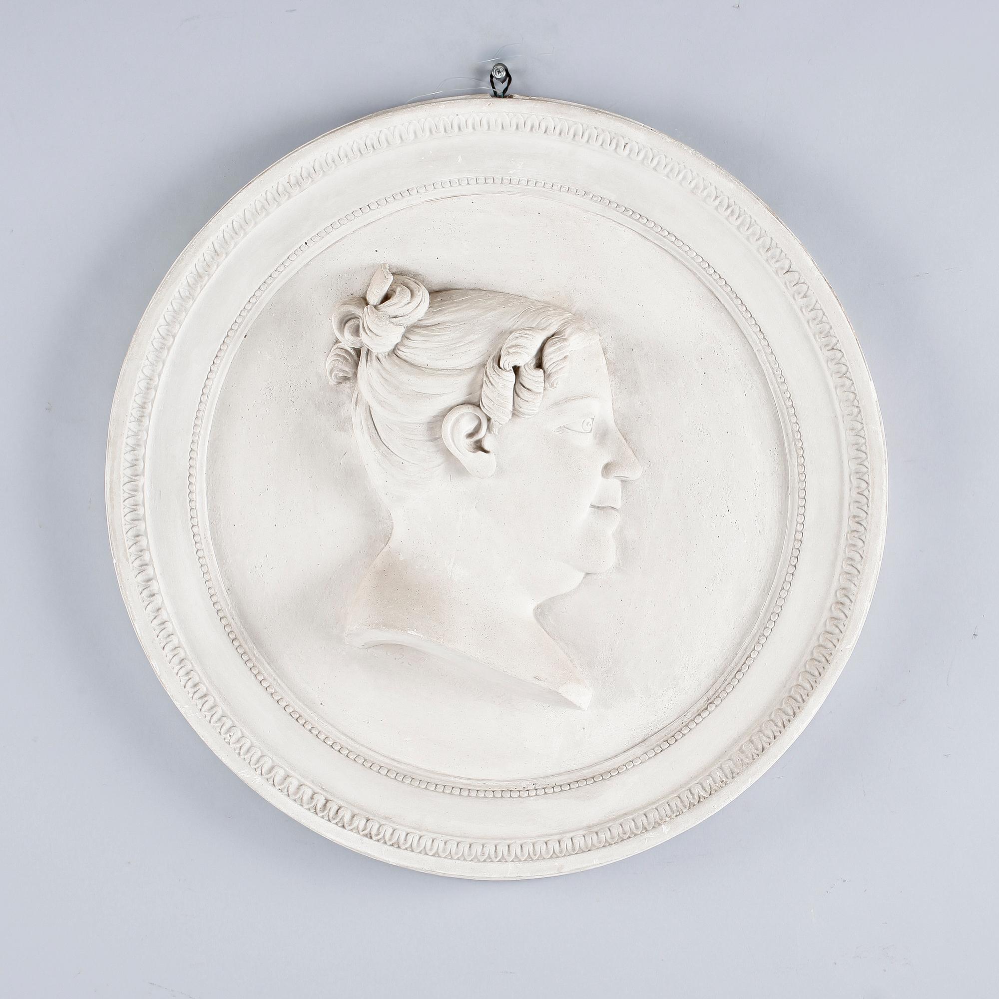 JOHAN TOBIAS SERGEL, efter, relief, gips. 1800-tal.