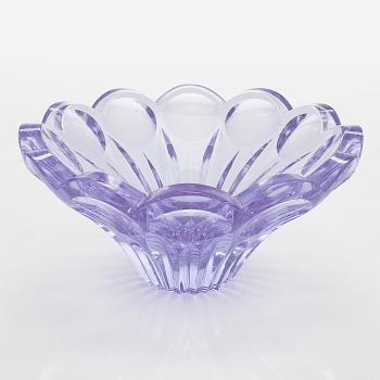 Aimo Okkolin, a 'Kullero' (Globeflower) bowl, signed Aimo Okkolin, Riihimäen Lasi Oy.