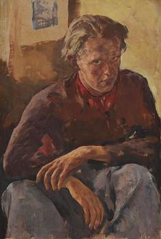686. Lotte Laserstein, Portrait of Louis Hahne.