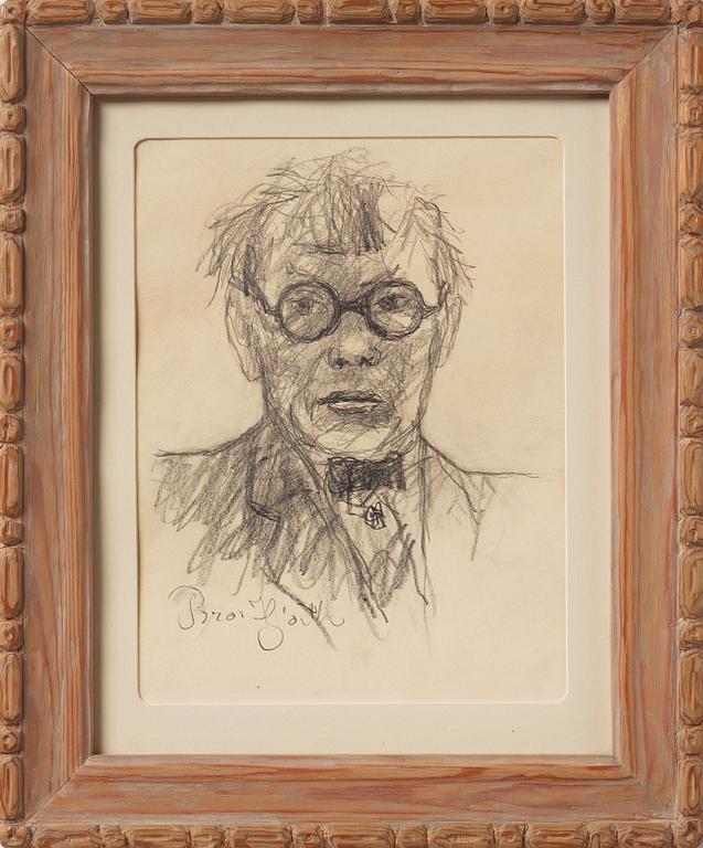 Bror Hjorth, Self portrait.
