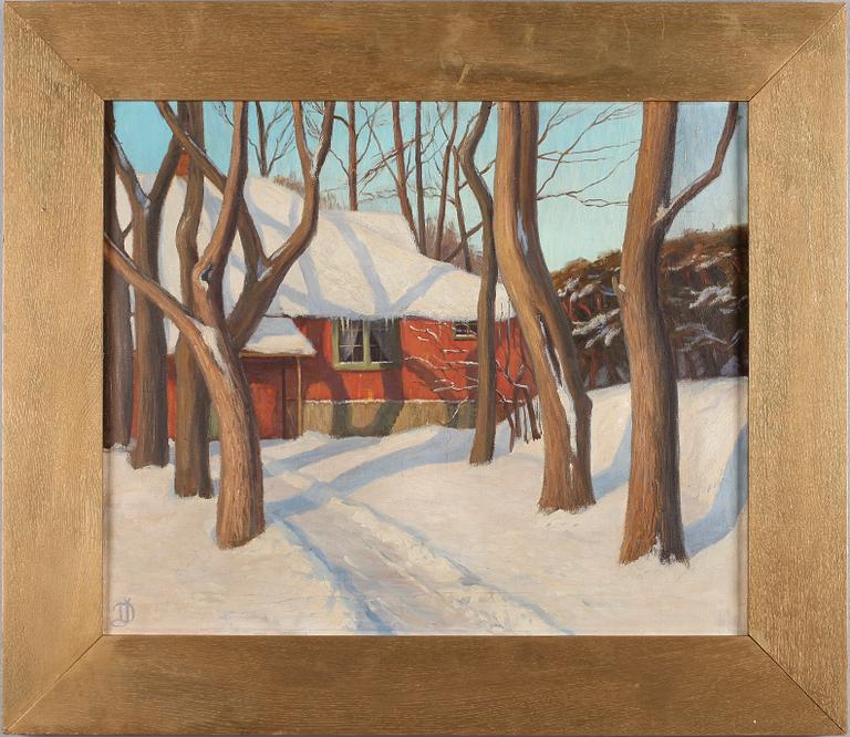 JEANNE DIDRING, olja på duk, monogramsignerad.