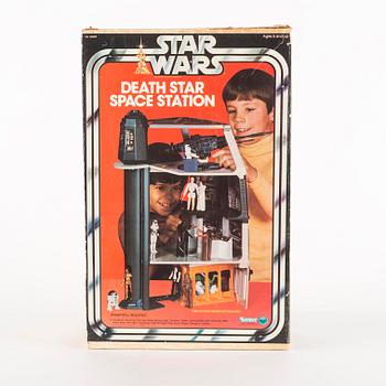 STAR WARS, Death Star space station playset i kartong, Kenner, 1978.