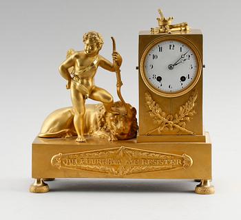 BORDSUR, empire, förgylld brons, Frankrike, 1800-talets första hälft.