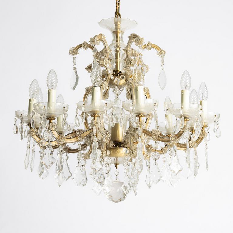 Ljuskrona, venetiansk stil, 1900-tal.