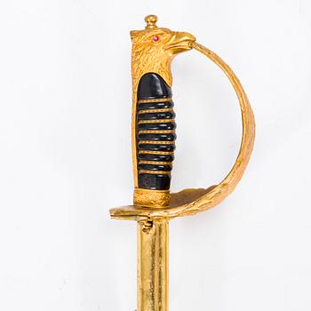 Italian Air Force Officer Sword, manufacturer Solingen Germany.