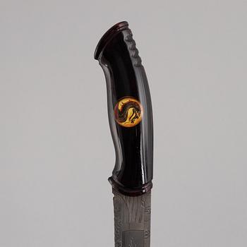 Patrik Nilsson & Mattias Styrefors, knife, "Dragon Knife", signed and dated 2017.