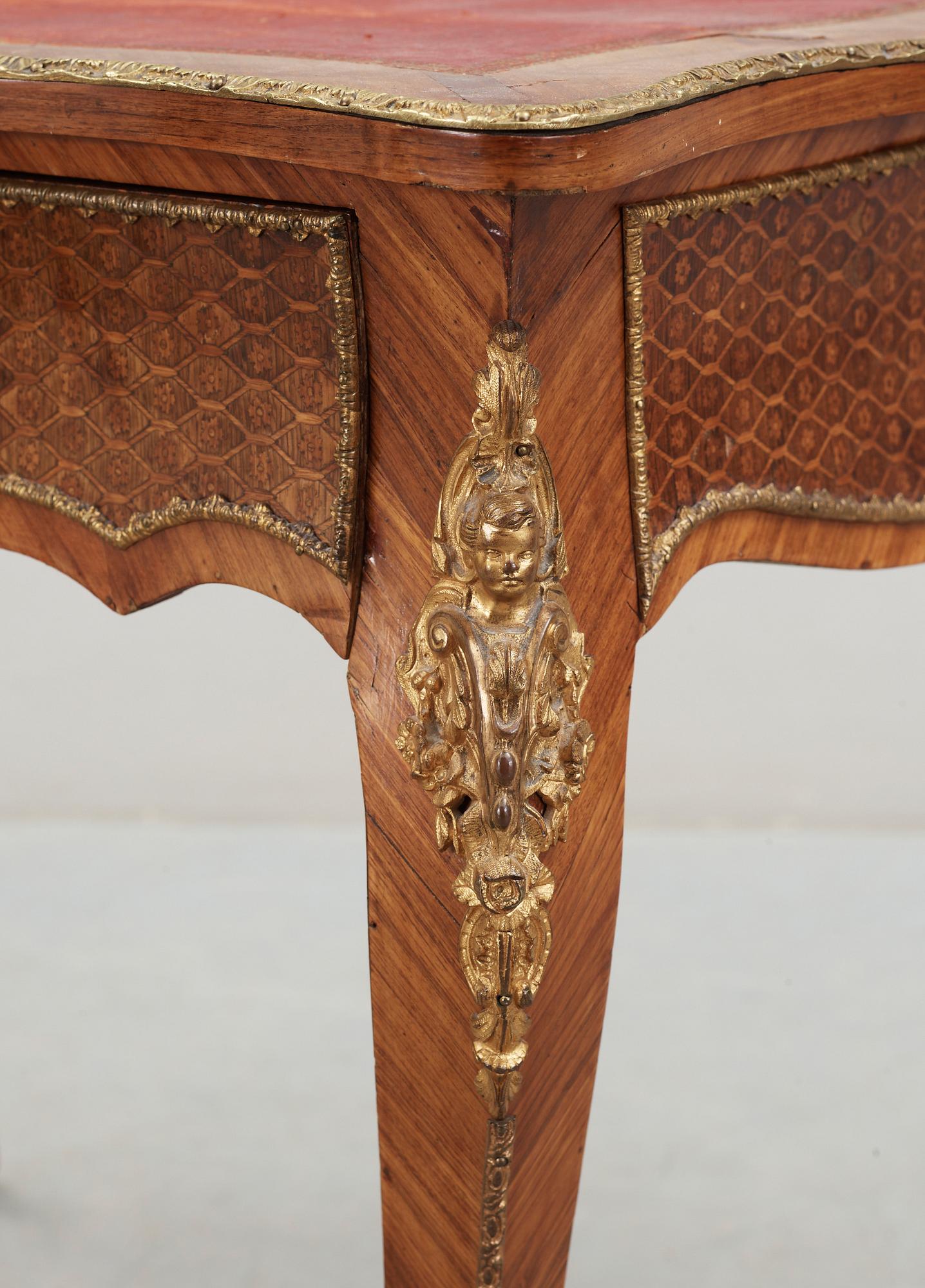 DAMSKRIVBORD, Louis XV-stil, Frankrike, troligen omkring 1900.