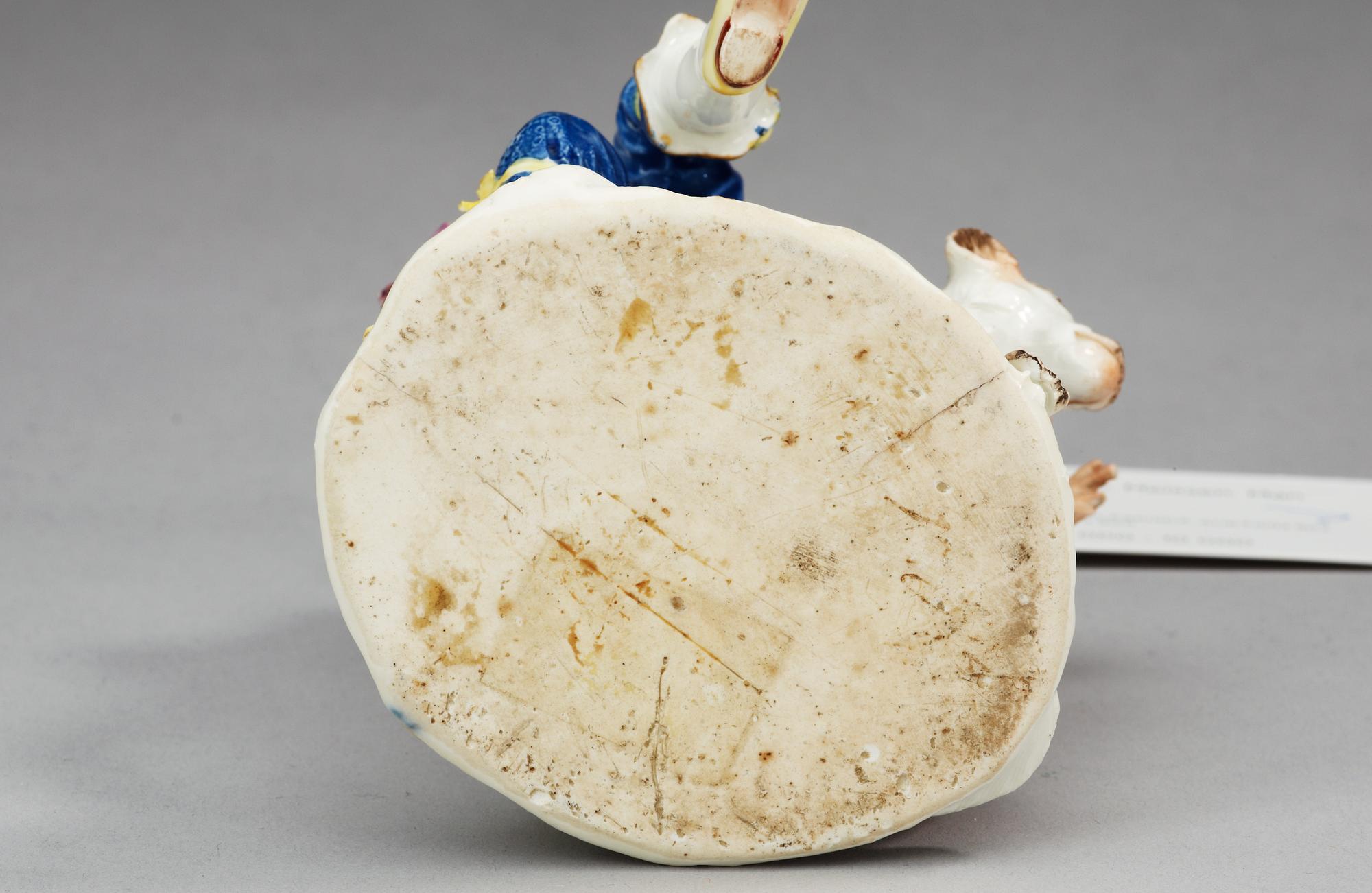 FIGURIN, porslin. Meissen, 1700-tal.