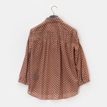 Burberry, a cotton blouse, size XS.