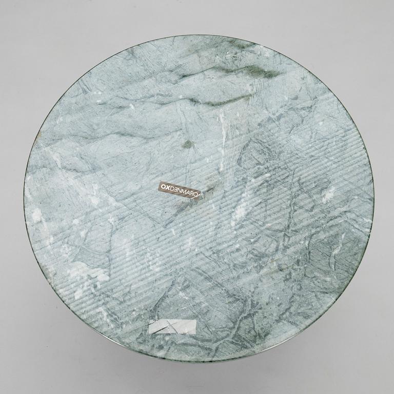 A 'Tall Min O' marble coffee table from OX Denmarq.