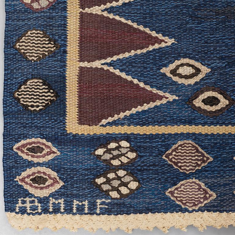 Barbro Nilsson, A CARPET, "Snäckorna", tapestry weave, ca 307 x 194 cm, signed AB MMF BN.