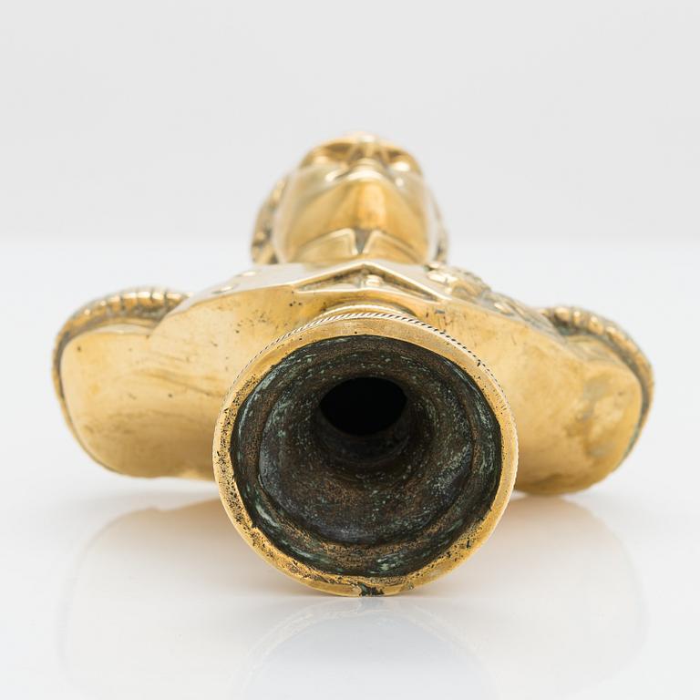 Skulptur, mässing, 1800-talets slut.