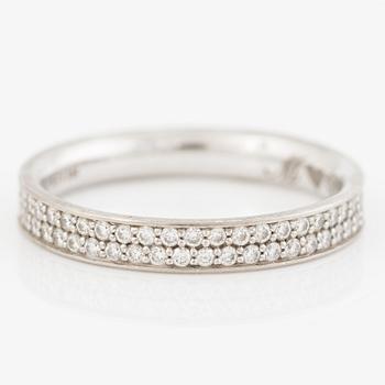 Georg Jensen, ring "Magic" full eternity band 18K white gold with brilliant-cut diamonds.