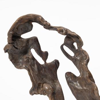 A Chinese root sculpture, 20th century.