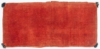 Åkdyna, "Träd och timglas", rölakan, ca 102 x 48 cm, Skytts eller Oxie härad, Skåne, 1700-talets sista kvartal.