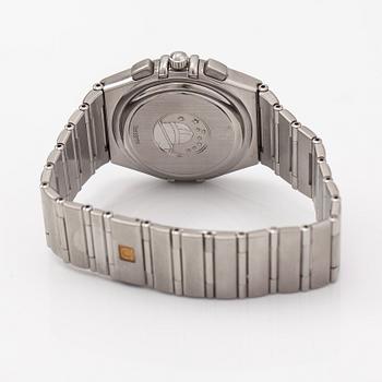 Omega, Constellation, kronograf, armbandsur, 36 mm.