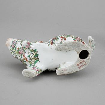 FIGURINER, ett par, porslin, Kina. 1900-tal.