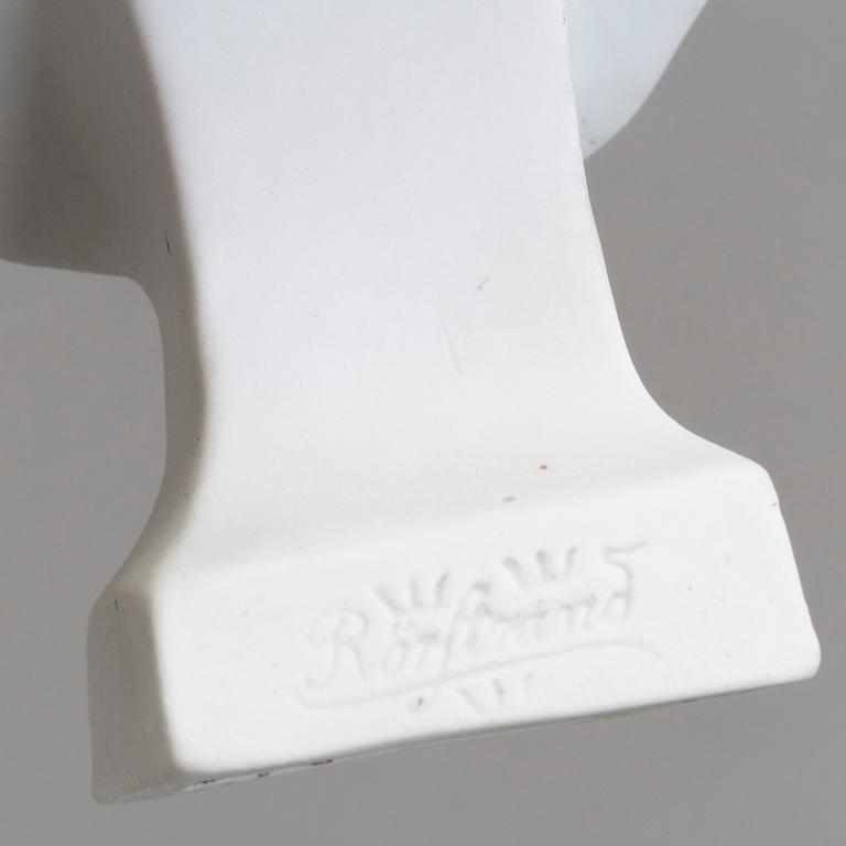 NINE PARIAN BUSTS, Gustafsberg and Rörstrand, ca 1900.